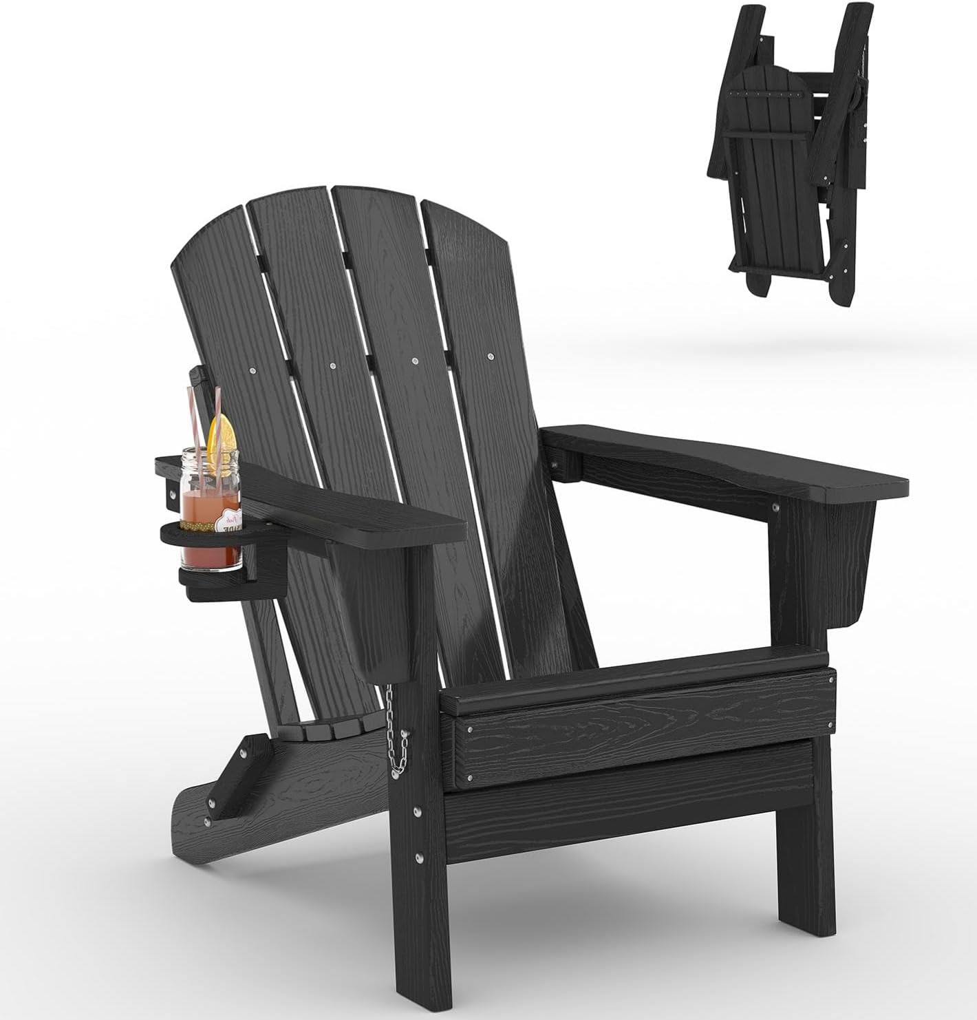 Outdoor Furniture Fire Pit - كرسي أديرونداك قابل للطي من البلاستيك