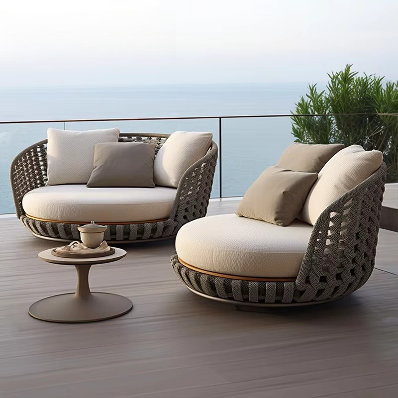 Outdoor Furniture Polywood - أثاث خارجي فاخر من الخيزران والقماش