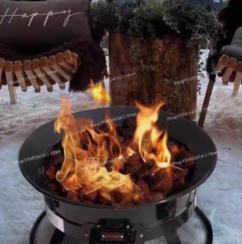 Outdoor Furniture Fire Pit - موقد غاز محمول يعمل بالبروبان بقوة