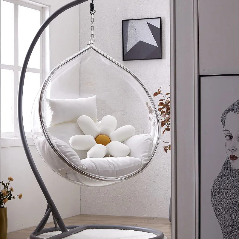 Hanging Egg Chair - كرسي حديقة داخلي فاخر متأرجح، كرسي
