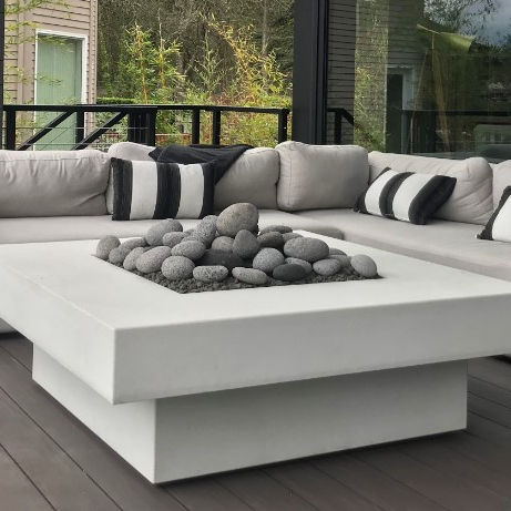 Outdoor Furniture Fire Pit - طقم أريكة خارجية مع طاولة موقد