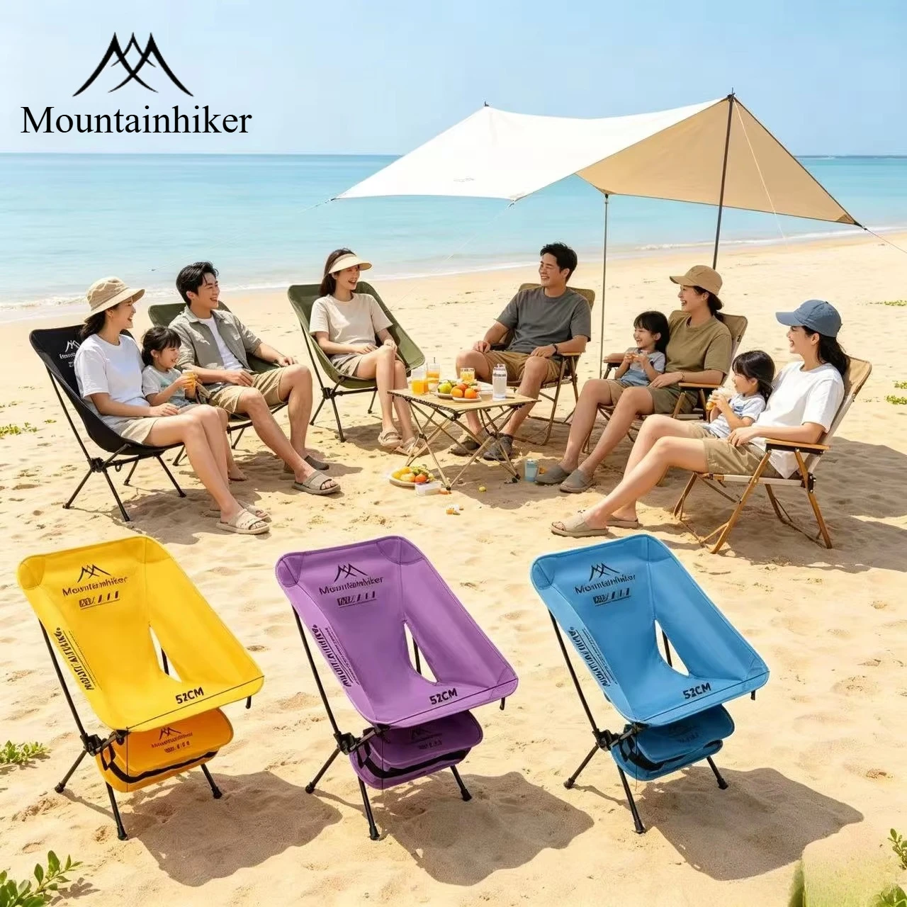 Outdoor Furniture Green - كرسي قمر خفيف الوزن للغاية قابل