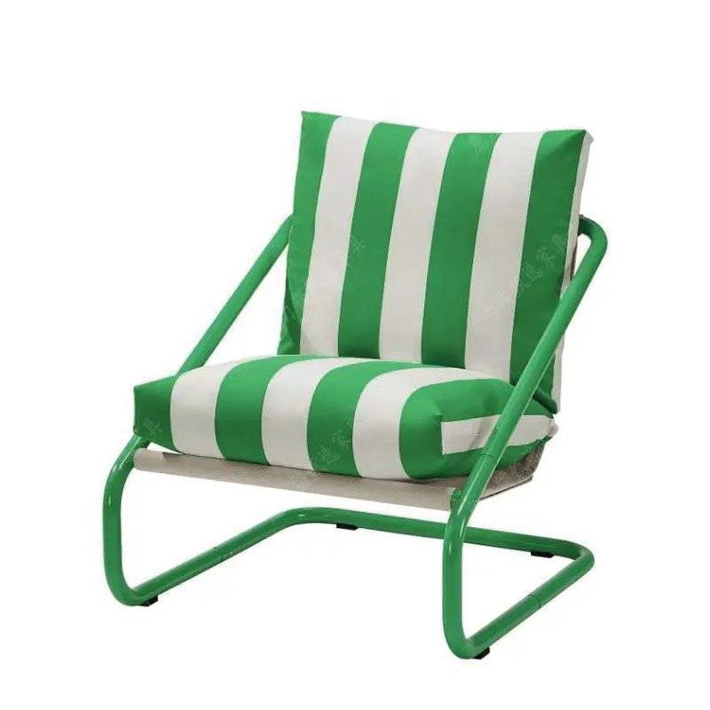 Outdoor Furniture Green - الحد الأدنى كراسي معدنية كراسي حمراء