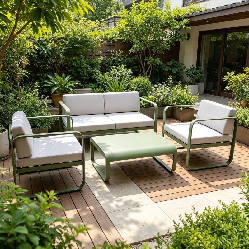 Outdoor Furniture Waterproof - طقم أريكة خارجي من سبائك الألومنيوم