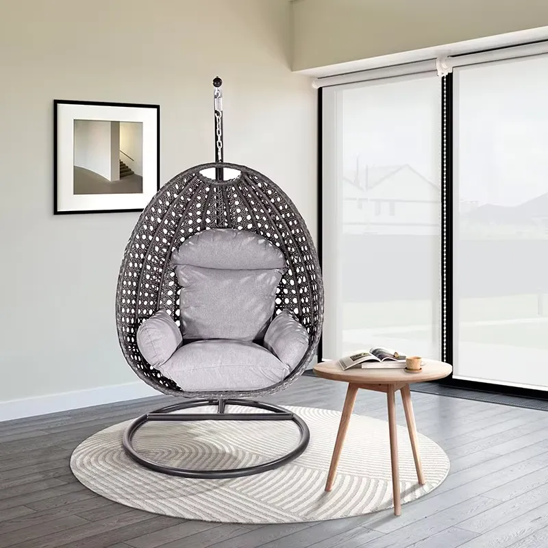Hanging Egg Chair - كرسي أرجوحة فاخر وعصري للحدائق والشرفات