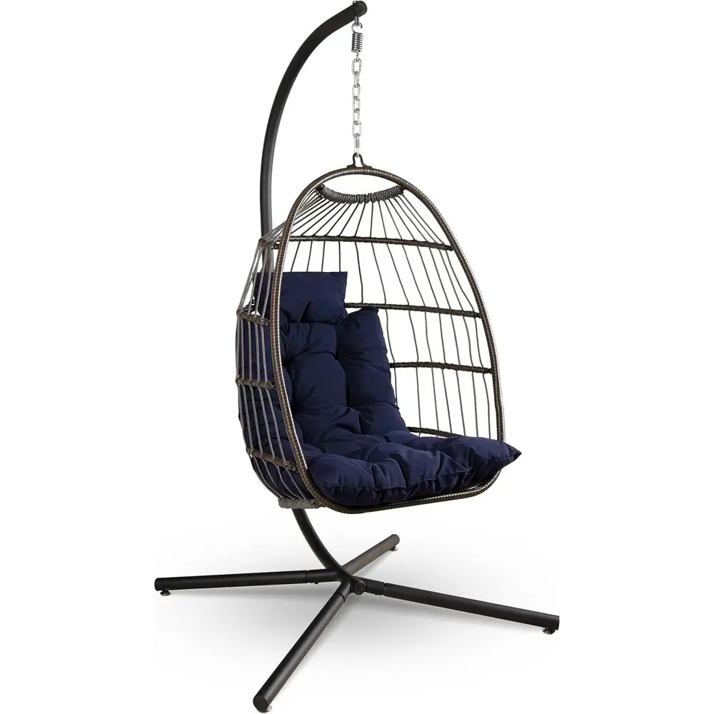 Hanging Egg Chair - كرسي بيضاوي معلق من الخيزران مع