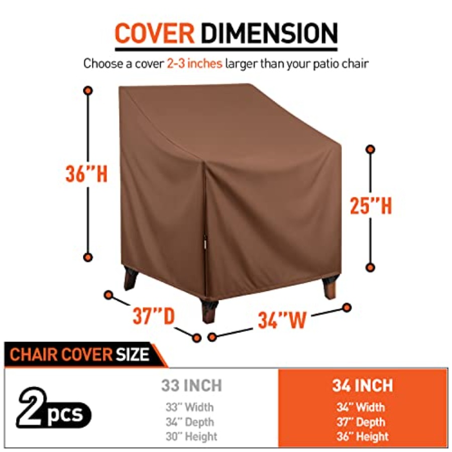 أغطية مقاعد الفناء المقاومة لل - مراجعة Outdoor Furniture Covers Waterproof وسعره