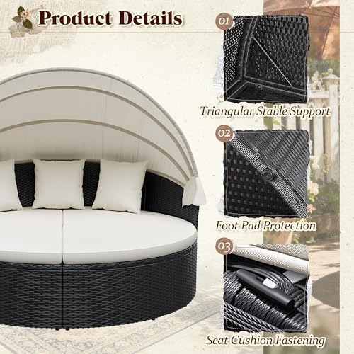 أثاث فناء خارجي: سرير نهاري دا - مراجعة Outdoor Daybed Furniture وسعره