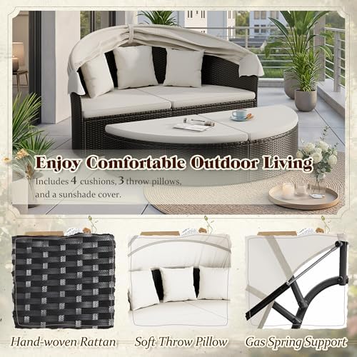 أثاث فناء خارجي: سرير نهاري دا - مراجعة Outdoor Daybed Furniture وسعره