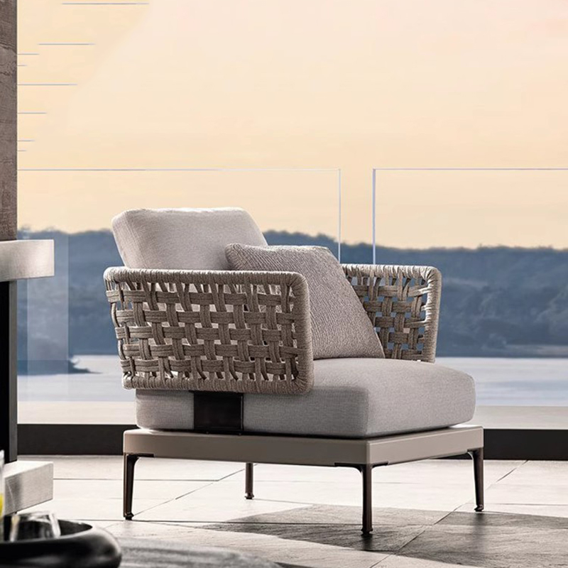 الخشب الشمال حديقة الأثاث مجمو - مراجعة Rattan Lounge Set وسعره