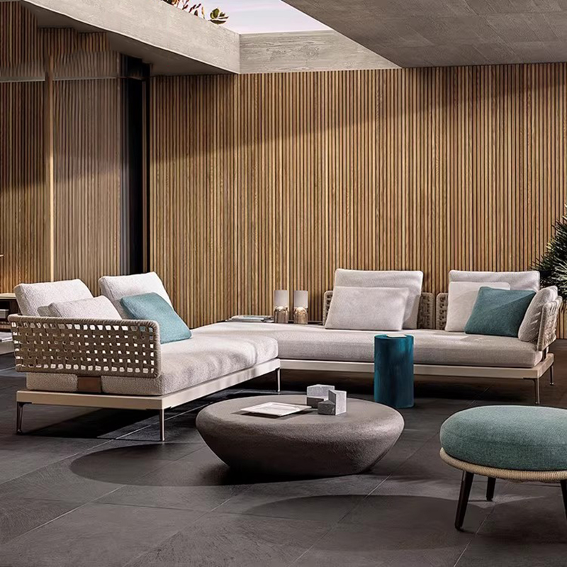 الخشب الشمال حديقة الأثاث مجمو - مراجعة Rattan Lounge Set وسعره
