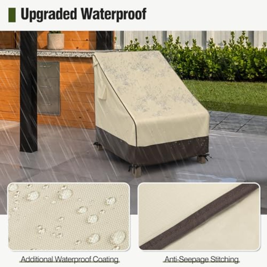 غطاء كرسي الفناء مقاوم للماء،  - مراجعة Outdoor Furniture Covers Waterproof وسعره