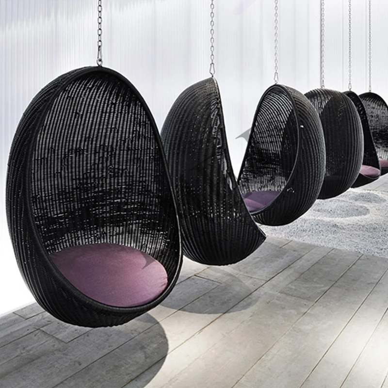 كرسي معلق للحدائق والشرفات وال - مراجعة Hanging Egg Chair وسعره