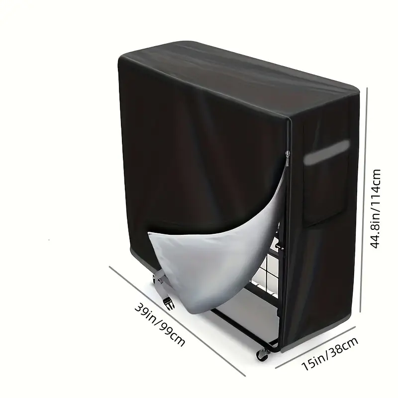 حامي حقيبة تخزين السرير القابل - مراجعة Outdoor Furniture Black وسعره