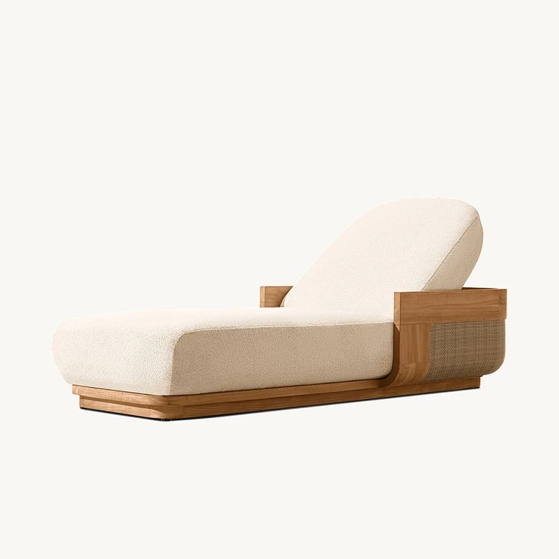 مجموعة كراسي استلقاء وسرير نها - مراجعة Rattan Lounge Set وسعره