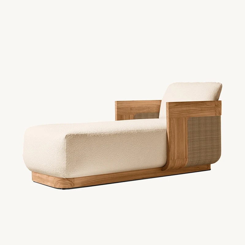 مجموعة كراسي استلقاء وسرير نها - مراجعة Rattan Lounge Set وسعره
