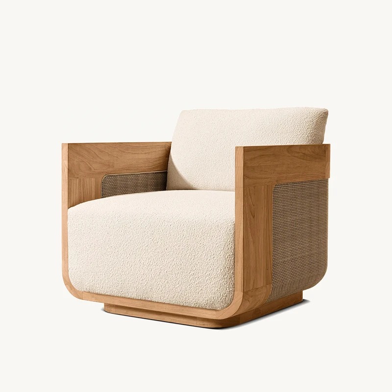 مجموعة كراسي استلقاء وسرير نها - مراجعة Rattan Lounge Set وسعره