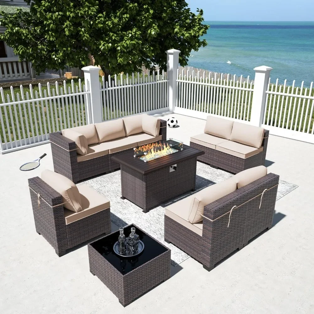 -مجموعة أثاث الفناء مع طاولة ح - مراجعة Outdoor Furniture Set With Fire Pit وسعره
