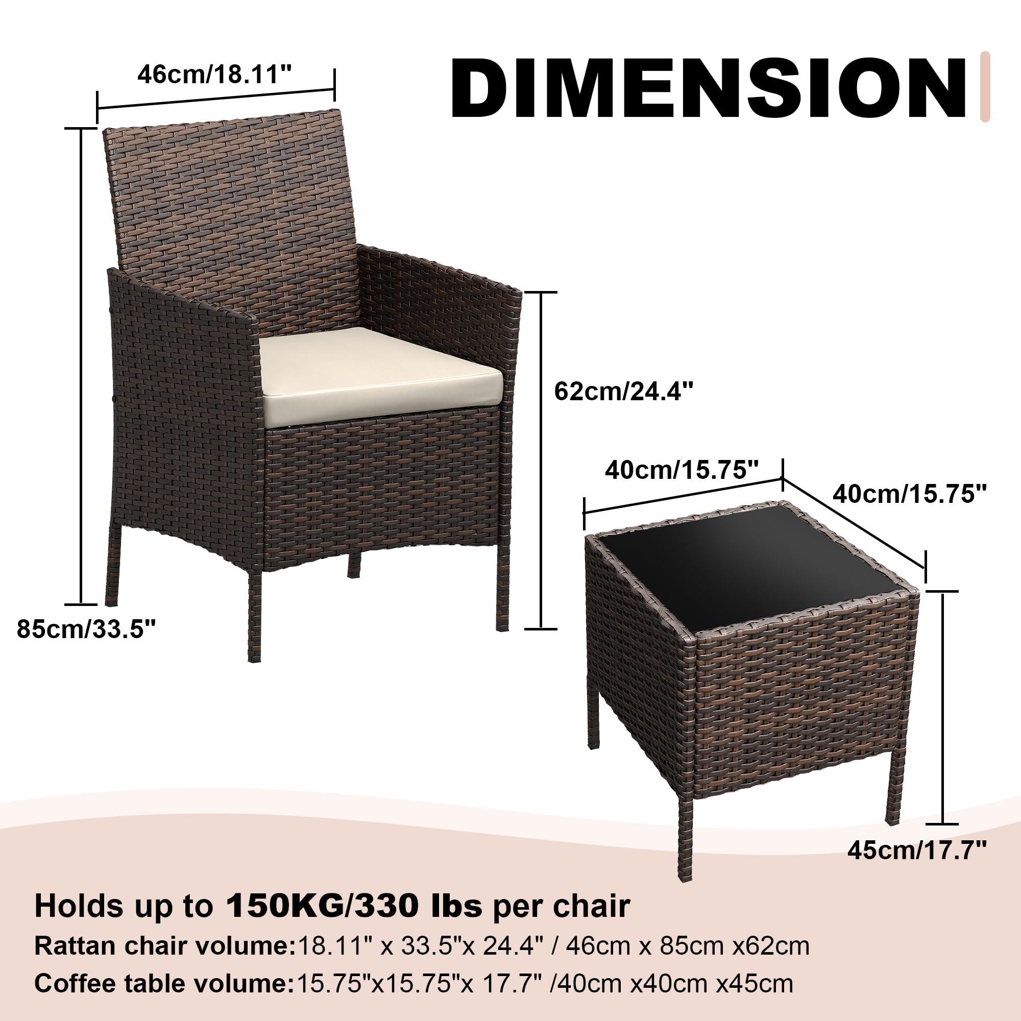 طقم أثاث فناء من 3 قطع، طقم أر - مراجعة Outdoor Furniture Upholstery وسعره