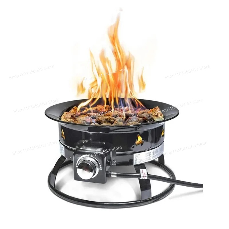 موقد غاز محمول يعمل بالبروبان  - مراجعة Outdoor Furniture Fire Pit وسعره