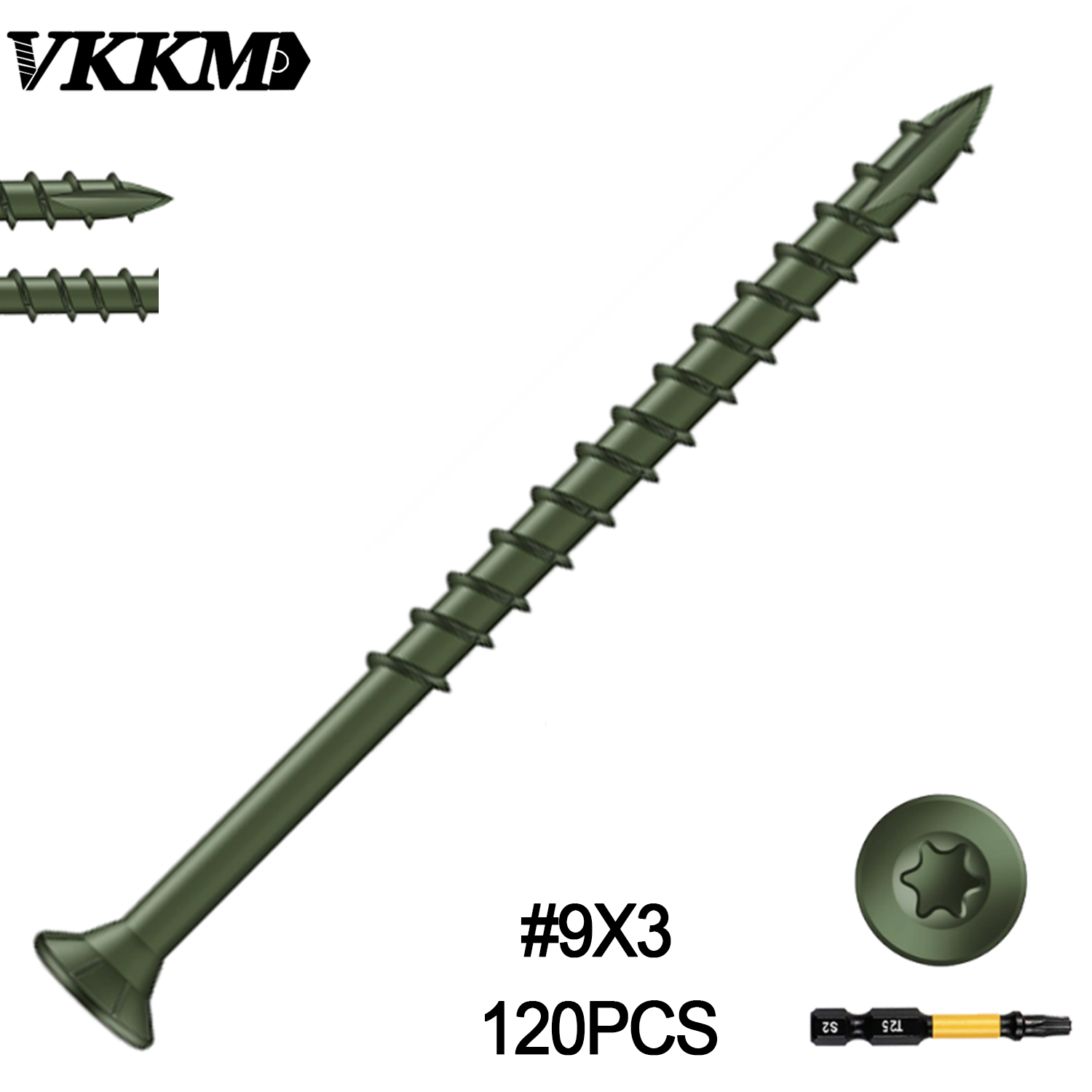 براغي خشب ستار درايف من نوع VK - مراجعة Outdoor Furniture Green وسعره