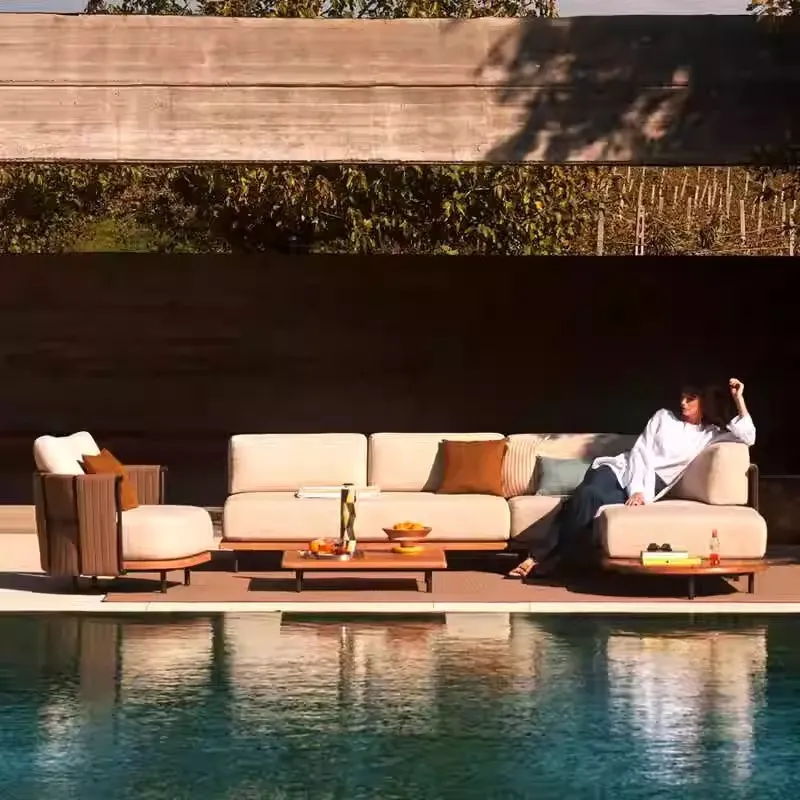 أريكة خارجية من الروطان بتصميم - مراجعة Outdoor Furniture Designer وسعره