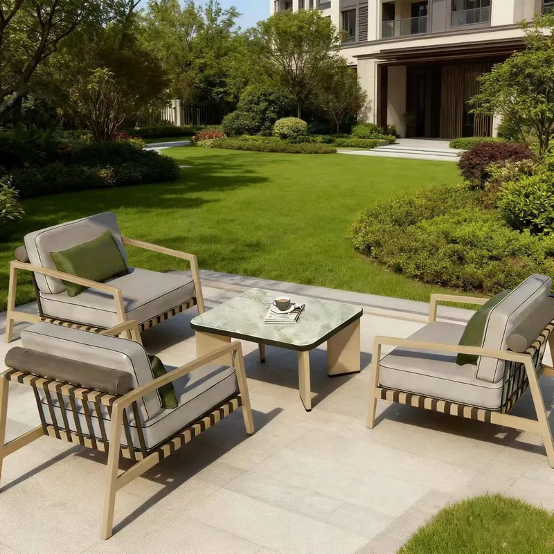 طقم أثاث خارجي من الروطان والأ - مراجعة Rattan Lounge Set وسعره
