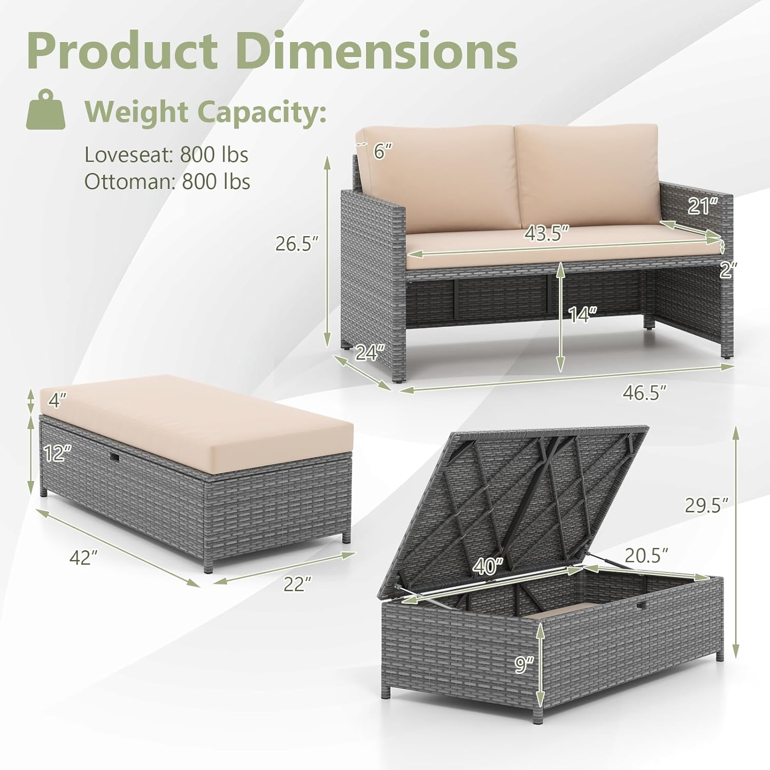 سرير نهاري من الخوص للفناء الخ - مراجعة Outdoor Daybed Furniture وسعره