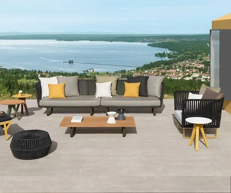 # مجموعة أريكة حديقة الضفيرة ا - مراجعة Rattan Lounge Set وسعره
