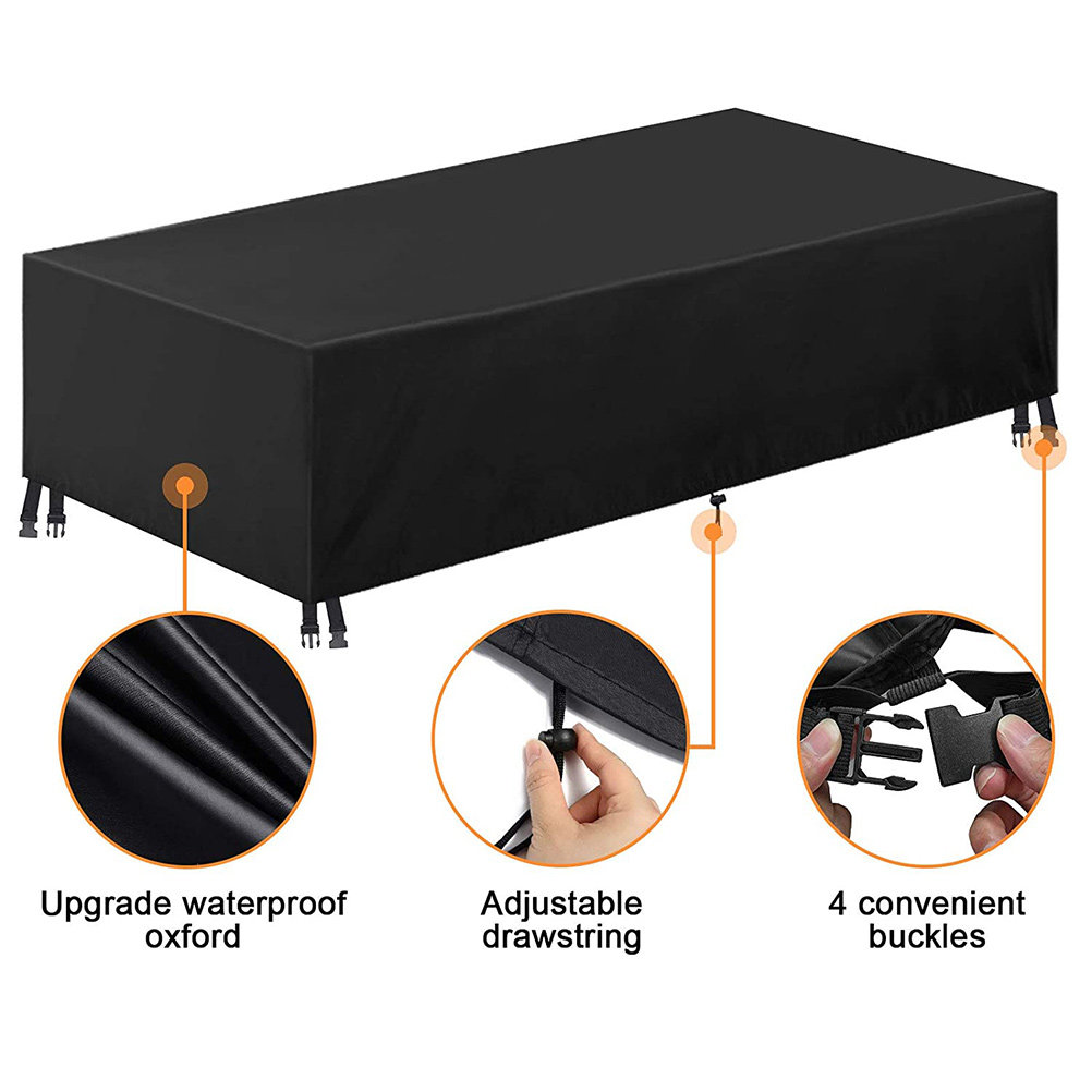 غطاء طاولة حديقة مقاوم للماء م - مراجعة Outdoor Furniture Covers Waterproof وسعره