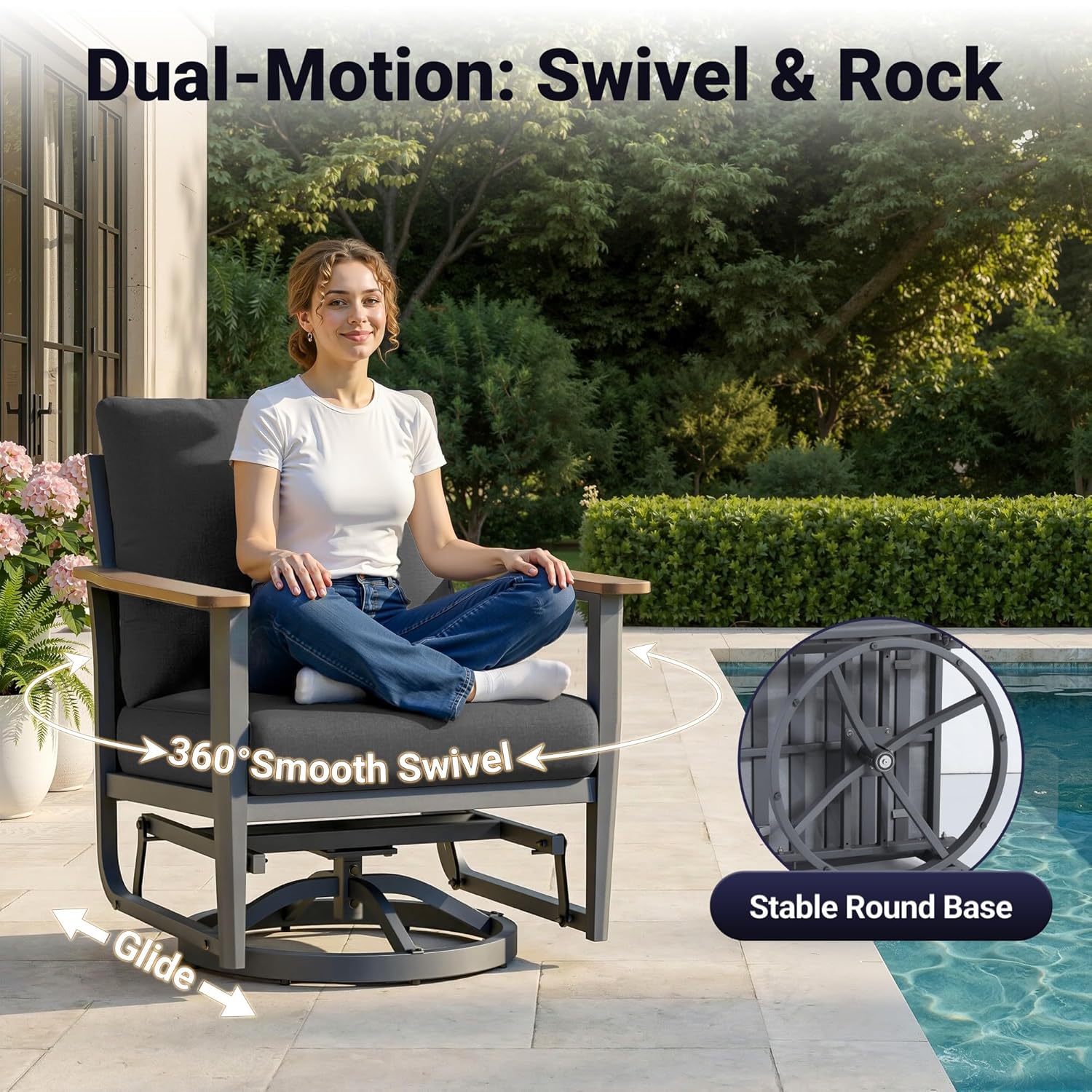 طقم أثاث فناء من الألومنيوم 5  - مراجعة Outdoor Furniture Fire Pit وسعره