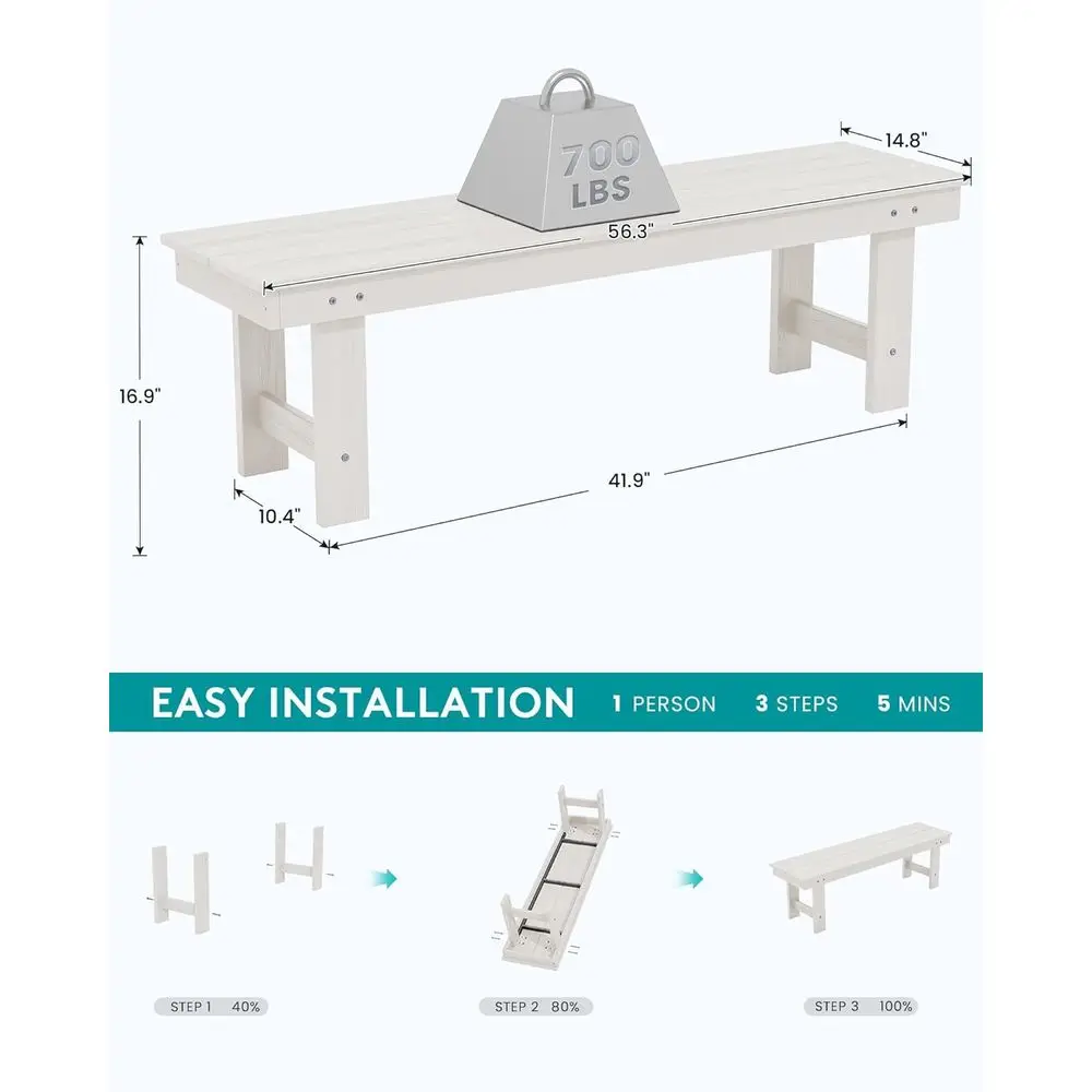 مقعد خارجي مقاوم للعوامل الجوي - مراجعة Outdoor Furniture Polywood وسعره
