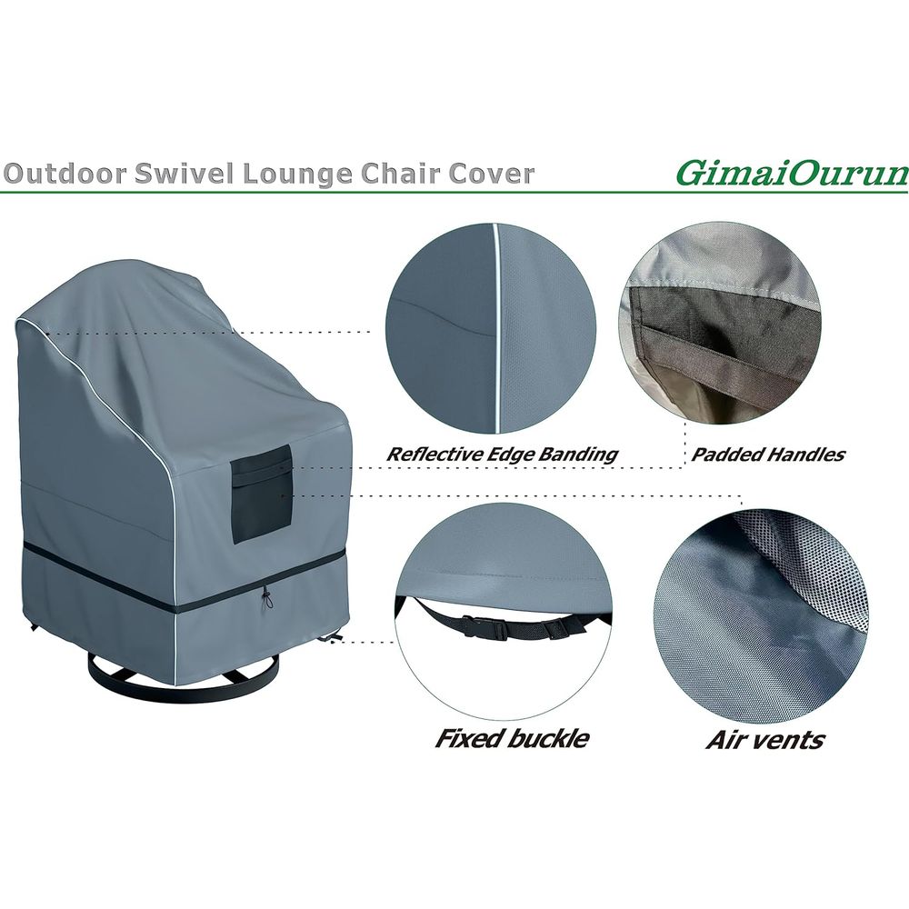 غطاء كرسي هزاز دوار للاستخدام  - مراجعة Outdoor Furniture Covers Waterproof وسعره