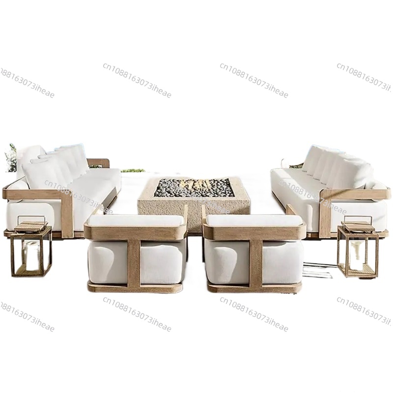 مجموعة أثاث خارجي حديثة مقاومة - مراجعة Outdoor Furniture Set With Fire Pit وسعره