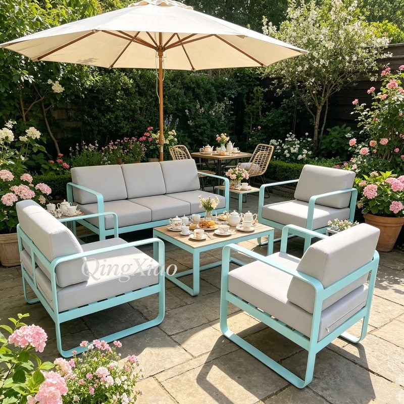 طقم أريكة خارجي من سبائك الألو - مراجعة Outdoor Furniture Waterproof وسعره