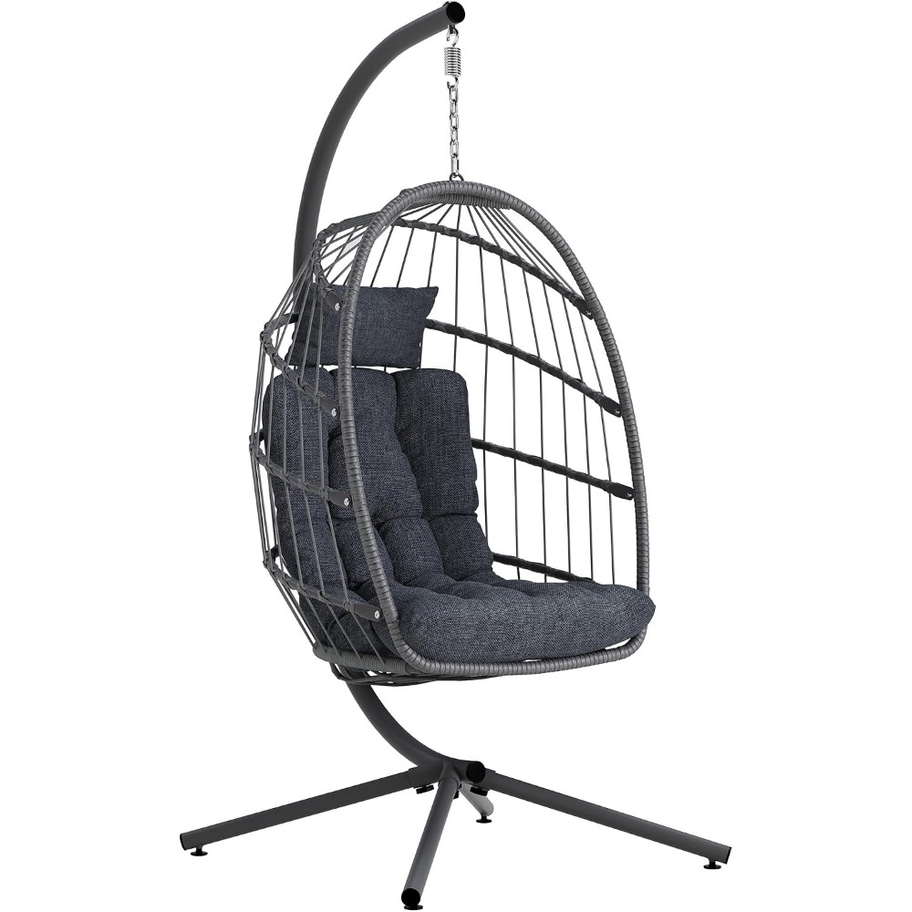 كرسي بيضاوي الشكل للاستخدام ال - مراجعة Hanging Egg Chair وسعره