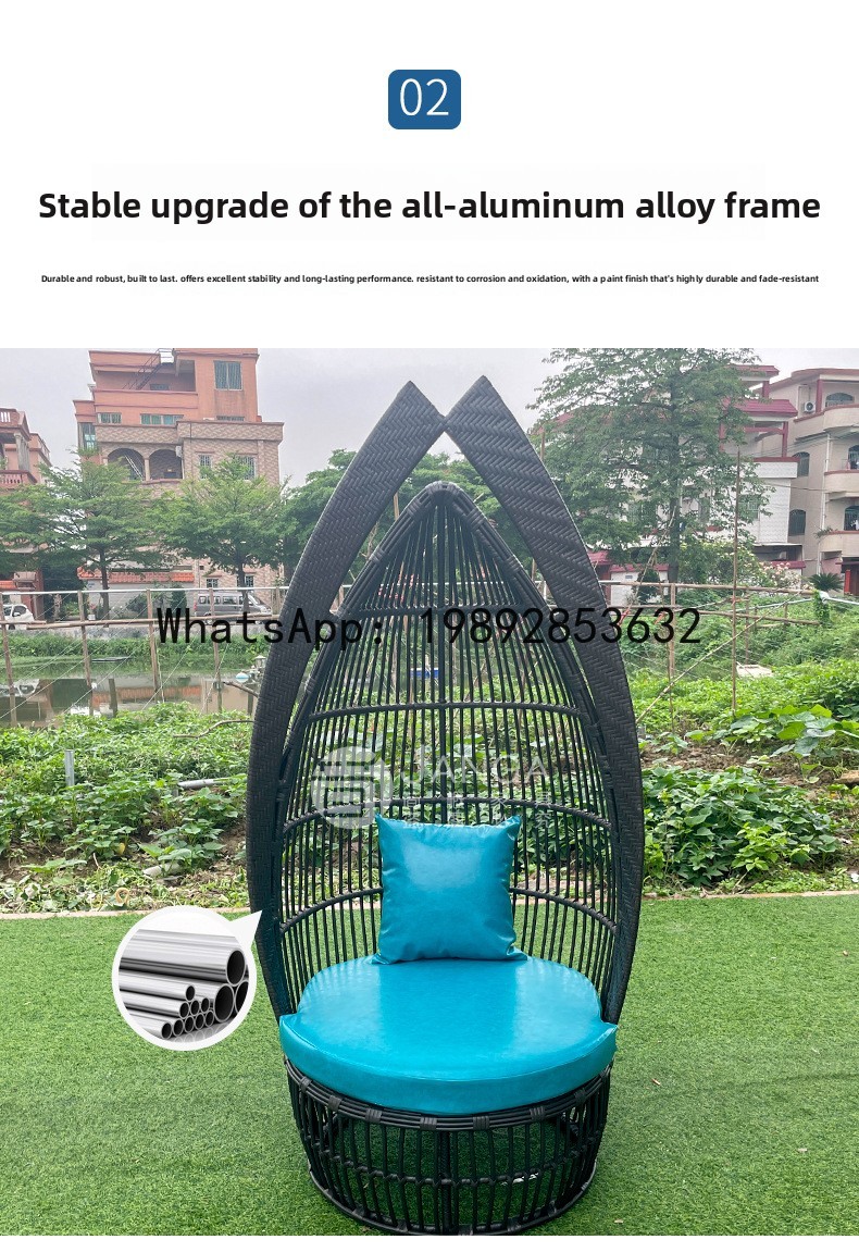 في الهواء الطلق الإبداعية الرو - مراجعة Rattan Lounge Set وسعره