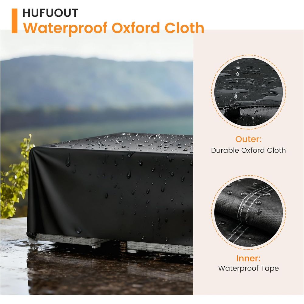 أغطية أثاث الحدائق، غطاء أثاث  - مراجعة Outdoor Furniture Covers Waterproof وسعره