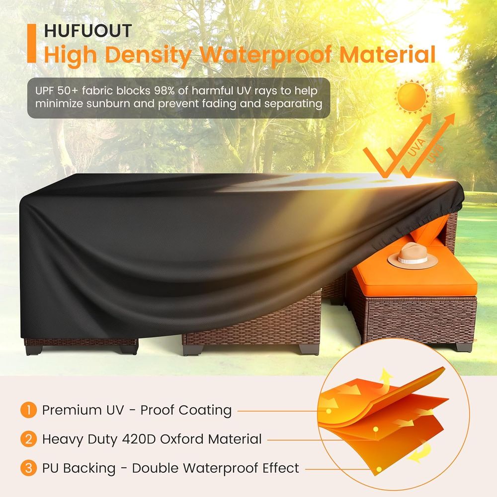 أغطية أثاث الحدائق، غطاء أثاث  - مراجعة Outdoor Furniture Covers Waterproof وسعره