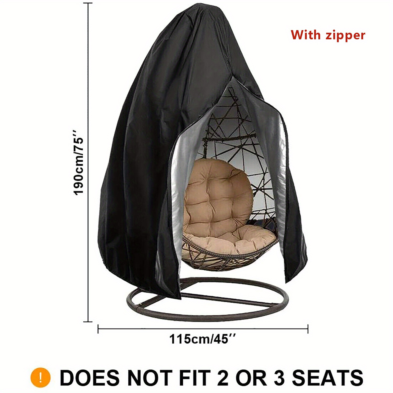 غطاء مقاوم للماء ومضاد للأشعة  - مراجعة Hanging Egg Chair وسعره