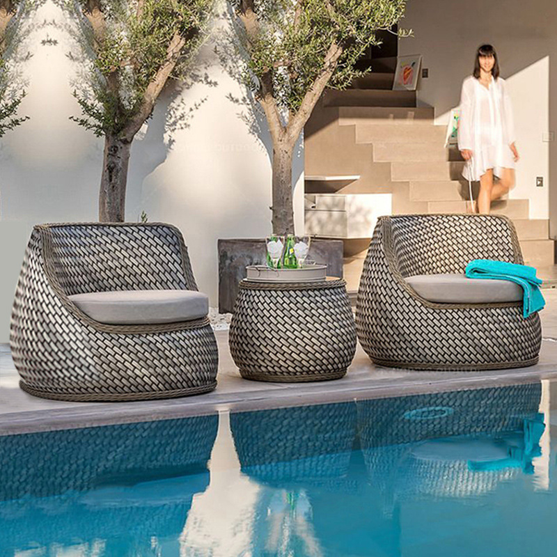 الخشب الشمال حديقة الأثاث مجمو - مراجعة Rattan Lounge Set وسعره