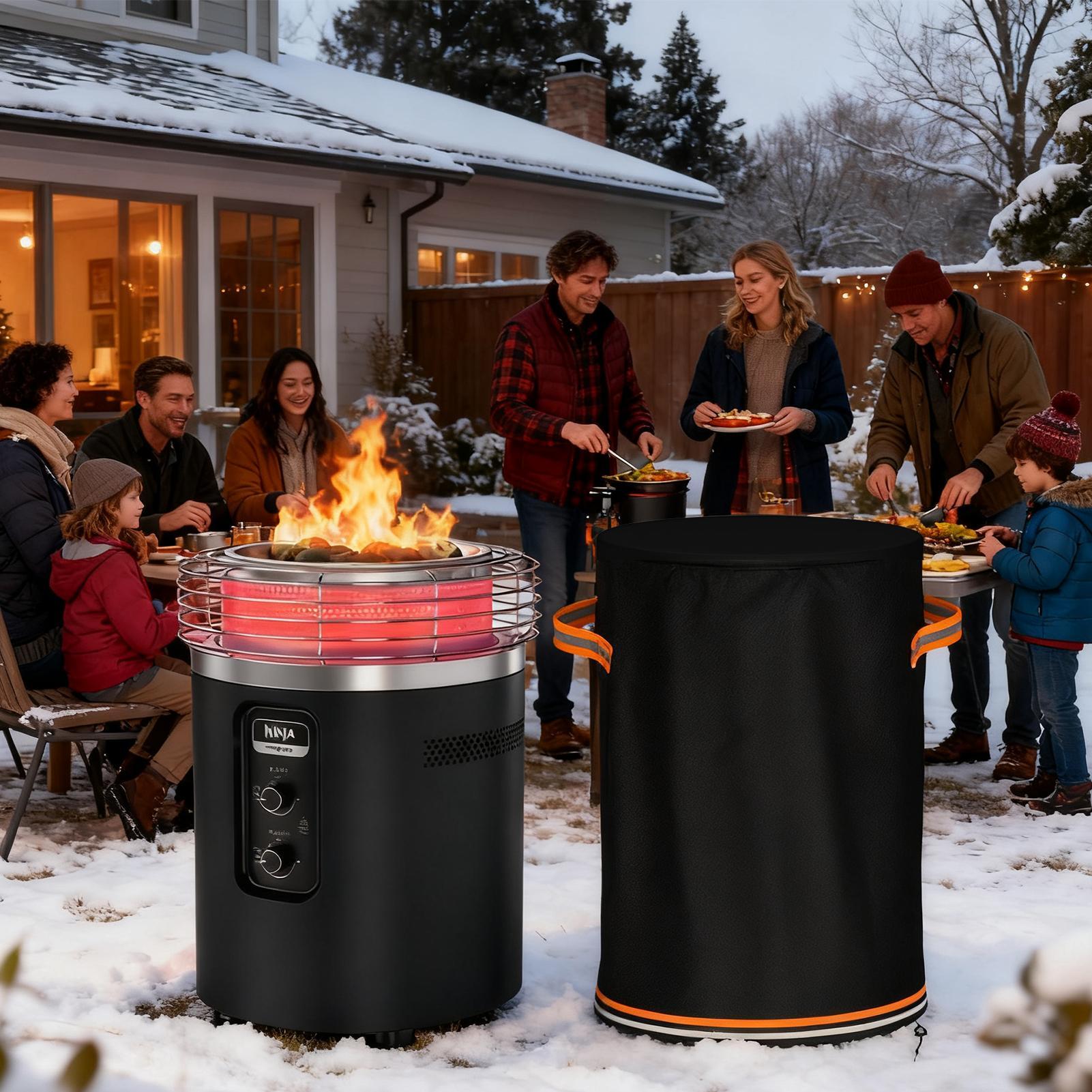 غطاء عمود موقد النار، متين ومق - مراجعة Outdoor Furniture Fire Pit وسعره