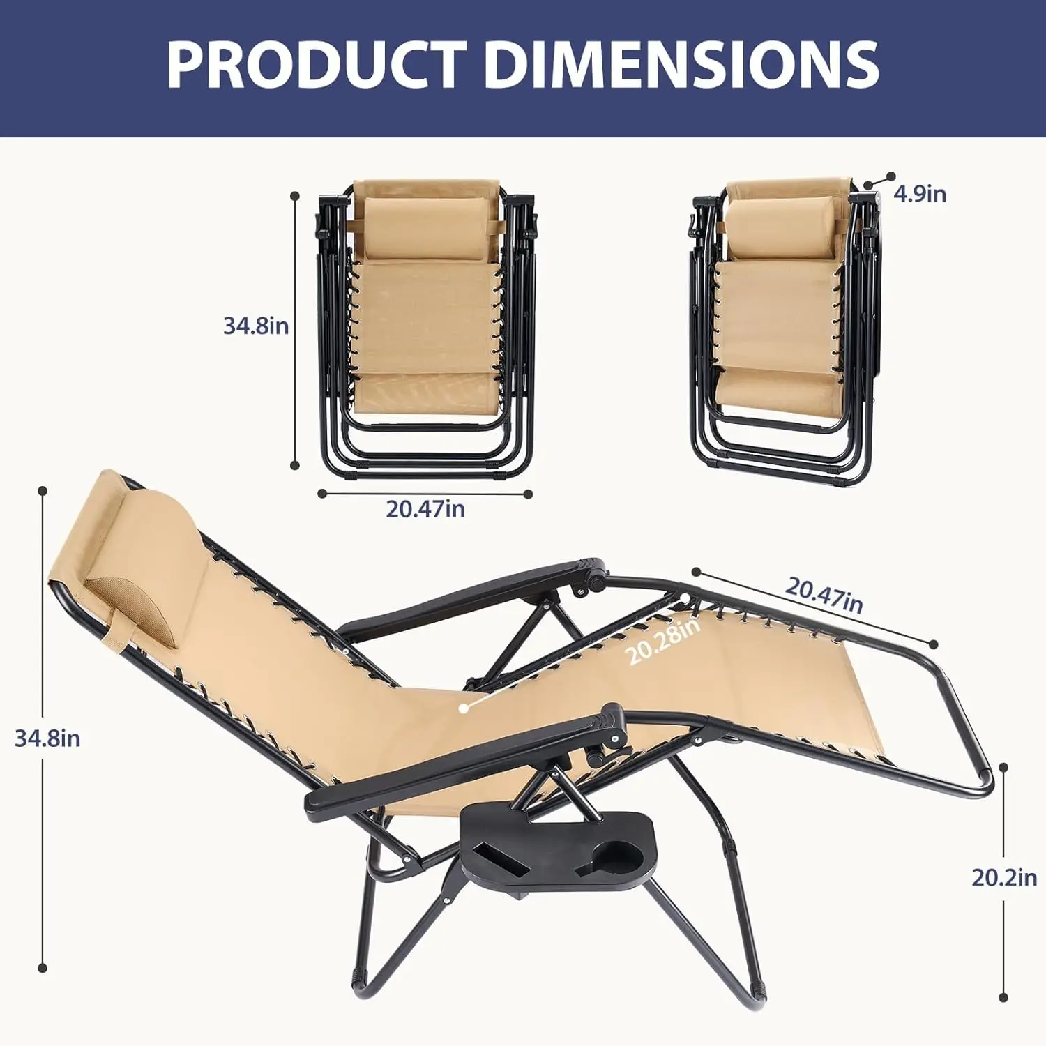 مجموعة كراسي استرخاء بدون جاذب - مراجعة Outdoor Furniture Polywood وسعره