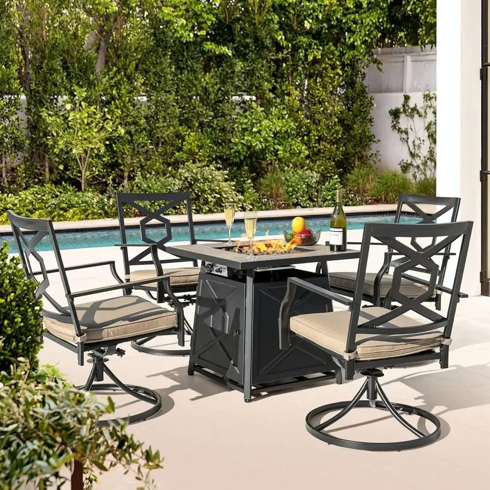 طقم أثاث خارجي مكون من 5 قطع م - مراجعة Outdoor Furniture Fire Pit وسعره