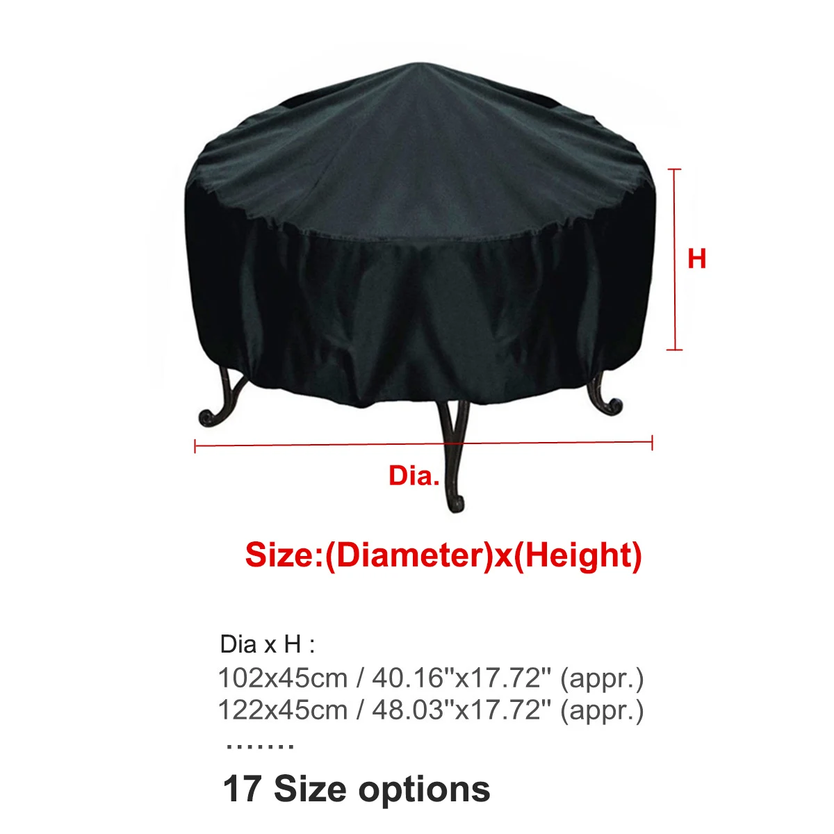 مقاوم للماء فناء غطاء حفرة الن - مراجعة Outdoor Furniture Fire Pit وسعره