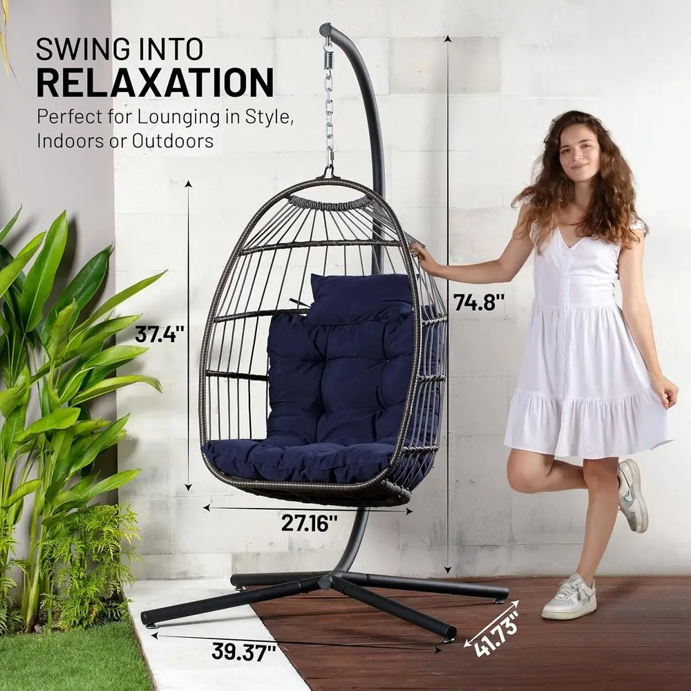 كرسي بيضاوي معلق من الخيزران م - مراجعة Hanging Egg Chair وسعره